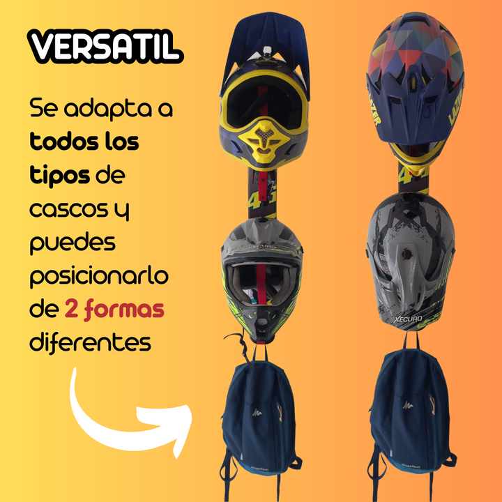 🔥NUEVO DISEÑO | Soporte Doble para Cascos -VR46