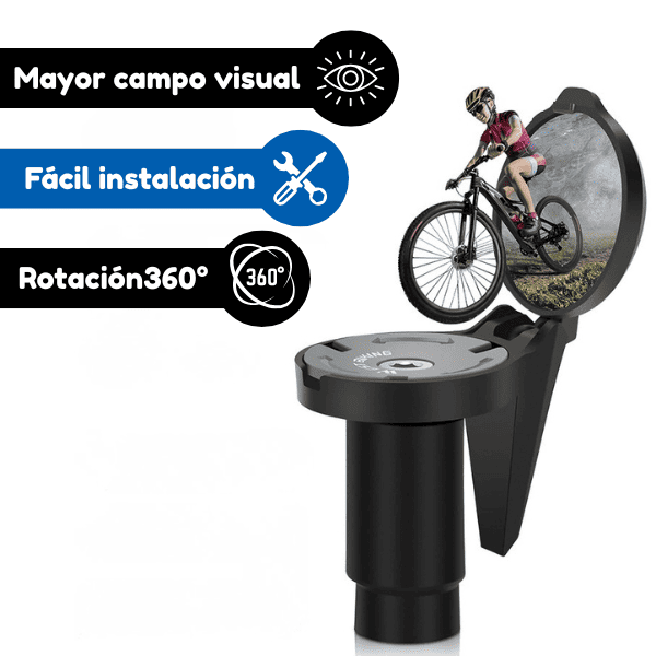 Espejo Retrovisor Para Bicicleta SafeRide360°