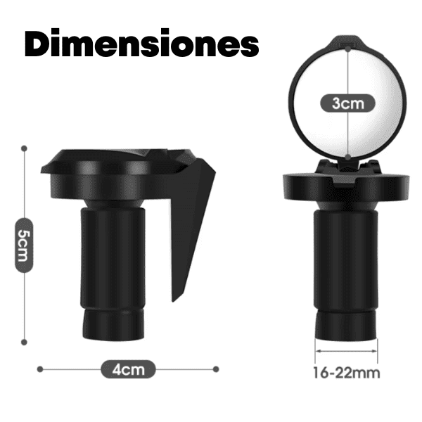 Espejo Retrovisor Para Bicicleta SafeRide360°