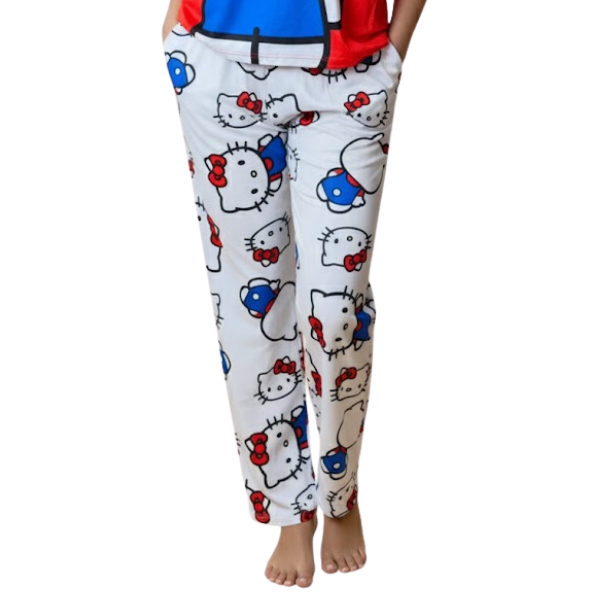 Pijama 3 Piezas Piel de Durazno (Camisa + Pantalón + Short)