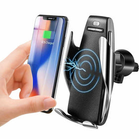 CARGADOR INALÁMBRICO Y SOPORTE AUTOMÁTICO PARA CARRO - 40%OFF🔥