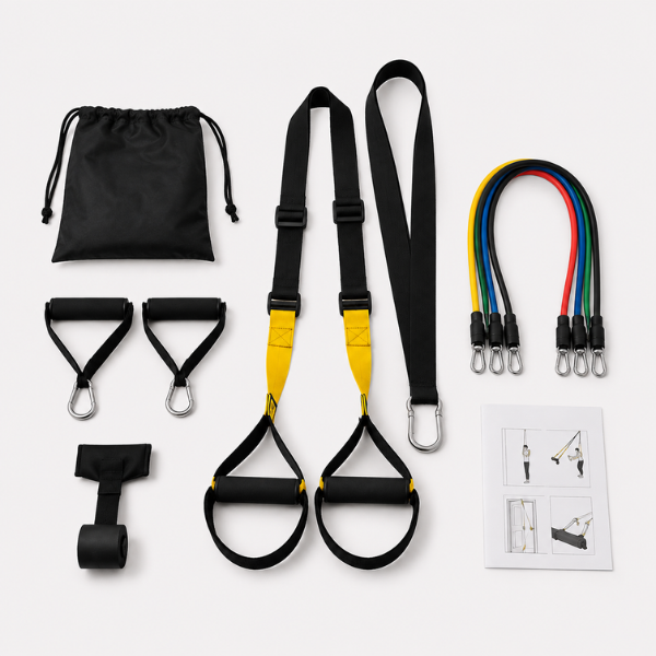 KIT FORZAHOGAR — Sistema de Entrenamiento en Suspensión + Bandas Elásticas