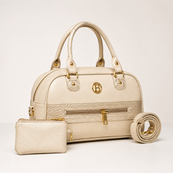 Bolso Brave de Cuero Sintético Premium con Mini Bolso a Juego 60%OFF