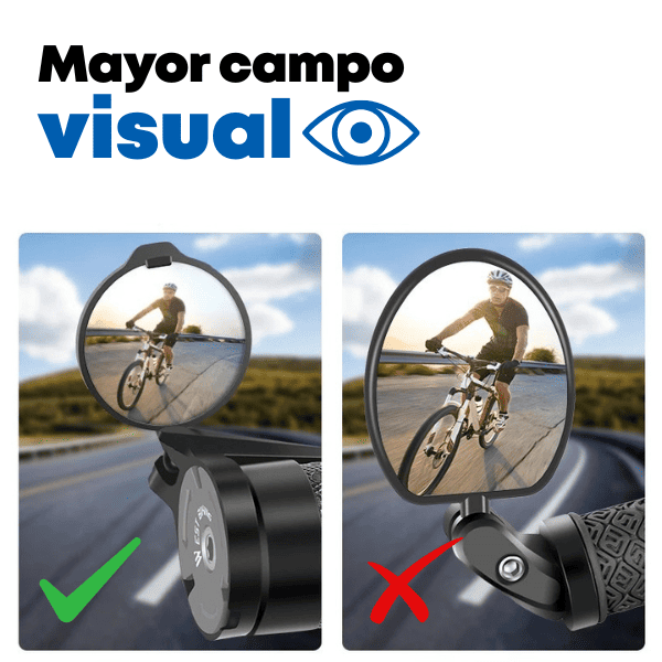 Espejo Retrovisor Para Bicicleta SafeRide360°
