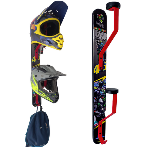 🔥NUEVO DISEÑO | Soporte Doble para Cascos -VR46