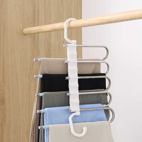 GANCHO MÚLTIPLE PLEGABLE 5 en 1 ACERO INOXIDABLE - Smart Space® 30%OFF