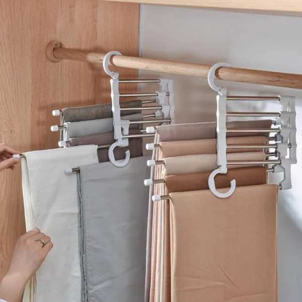 GANCHO MÚLTIPLE PLEGABLE 5 en 1 ACERO INOXIDABLE - Smart Space® 30%OFF