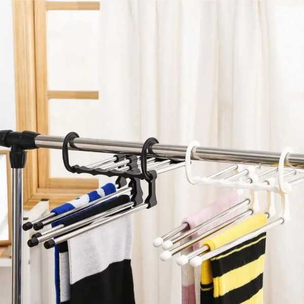 GANCHO MÚLTIPLE PLEGABLE 5 en 1 ACERO INOXIDABLE - Smart Space® 30%OFF