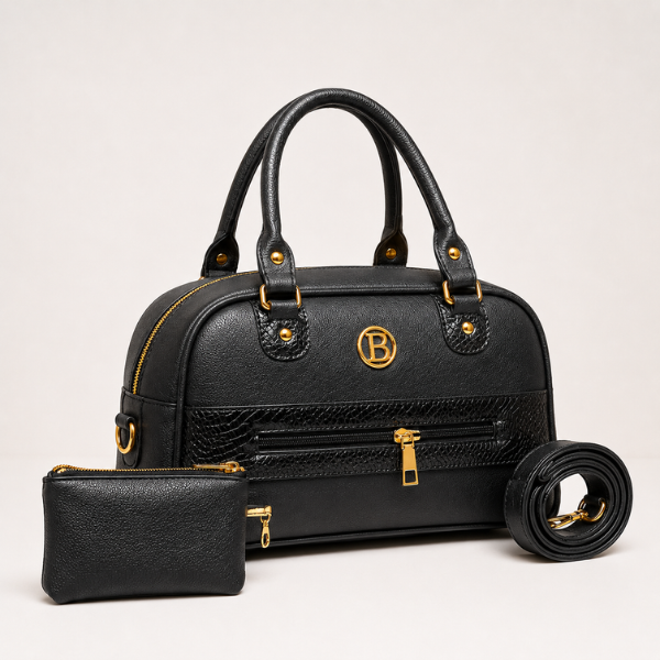 Bolso Brave de Cuero Sintético Premium con Mini Bolso a Juego 60%OFF