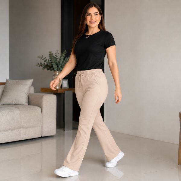 Flow Pants® — Pantalón Bota Recta Ultra Suave | Comodidad que se Nota