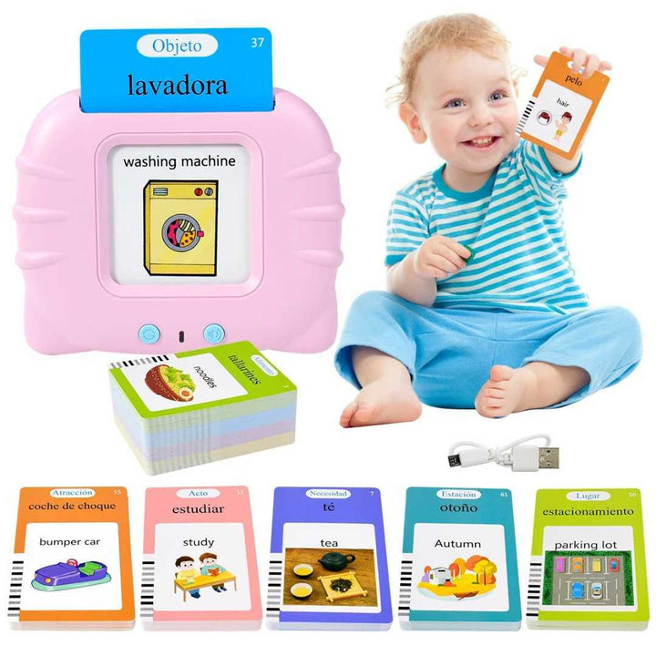 HAPPY KIDS® - 112 Tarjetas Educativas Bilingües 👶