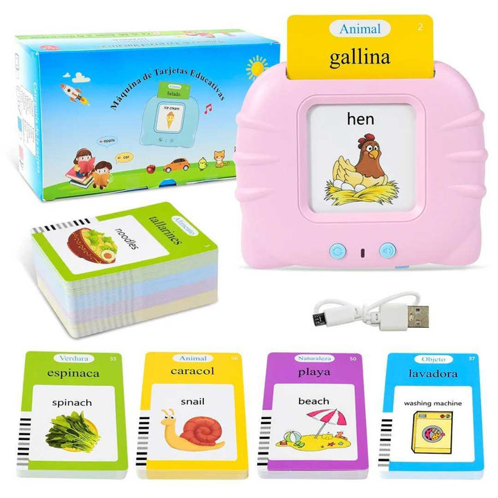 HAPPY KIDS® - 112 Tarjetas Educativas Bilingües 👶