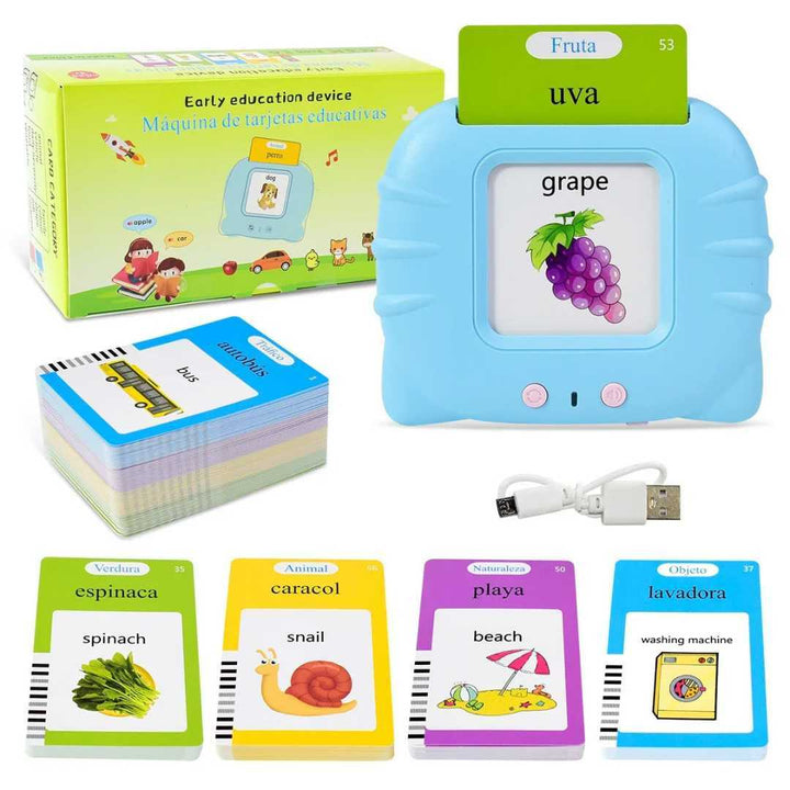 HAPPY KIDS® - 112 Tarjetas Educativas Bilingües 👶